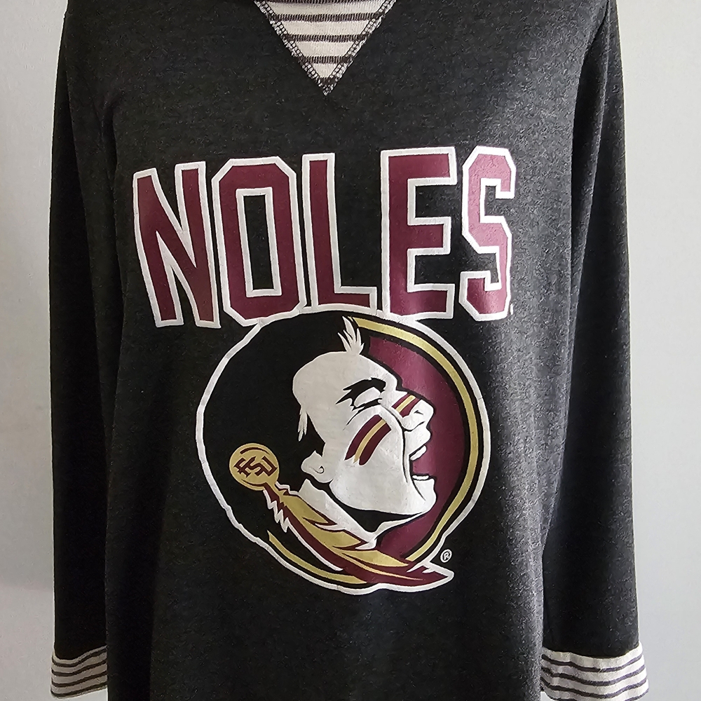 Vintage Womens Game Day Florida State Shirt, Size ML, NOLES Logo On Front